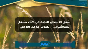 شقق الإسكان الاجتماعي 2025 تشعل السوشيال.. “الصوت جه من اللاوعي”!